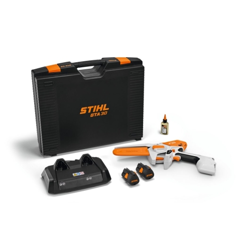 Przecinarka akumulatorowa STIHL GTA 30 zestaw 2 akumulatory AS 2 i szybką ładowarką AL 5-2